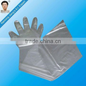 Jiangs disposable shoulder length glove china manufacturer