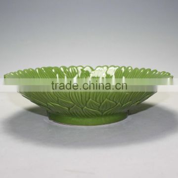 Ceramic round dish snack dish
