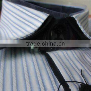 Factory wholesale cheap man shirt,high collar stipes dress shirts