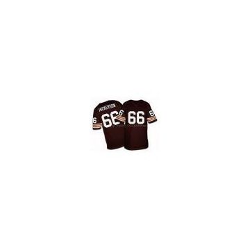 Cleveland Browns 66 HICHERSON brown jerseys