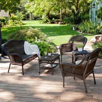 Customized Wicker Rattan Outdoor Patio Furniture Luxury Anti-UV