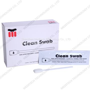 ATM Pre-Saturated Clean Foam Swab