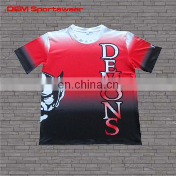 T shirts product 100% polyester running sport shirts