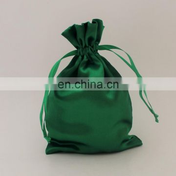Custom luxury satin silk dust bag for handbag with drawstring
