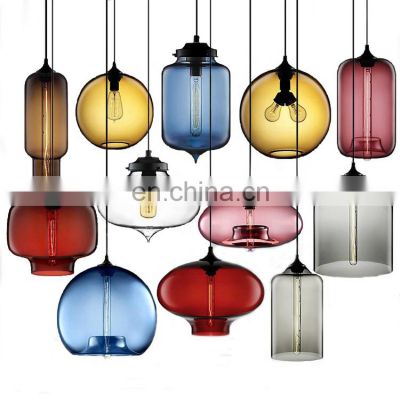 Modern Design Hanging Light Glass Led Pendant Light