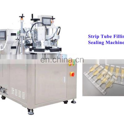 SINOPED PE PVC soft tube filling and sealing machine SEMI AUTOMATIC OR FULLY AUTOMATIC