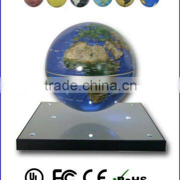 China supplier magnetic floating globe spining globe with led inside gift item