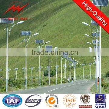 galvanized steel pole street lighting pole