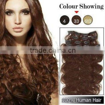 Good Quality Remy Hair Cilp In Hair Extensions on sale