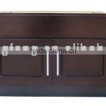 Fashionable solid wood new design bathroom vanity cabinet (YSG-087)
