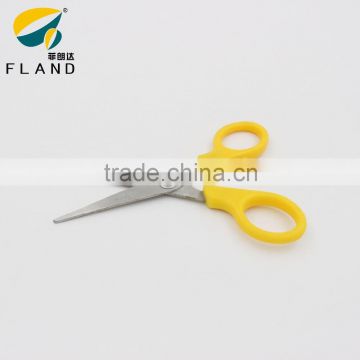 Yangjiang hottest sales scissors yellow handle stainless steel student small scissors