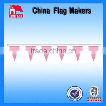 Custom 100% Polyester Printing Decorative Bunting Flags