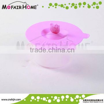 kitchenware essential Round silicone bowl lid with holder