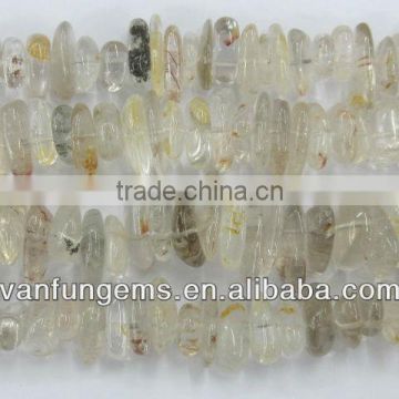 Wholes natural polished ghost crystal