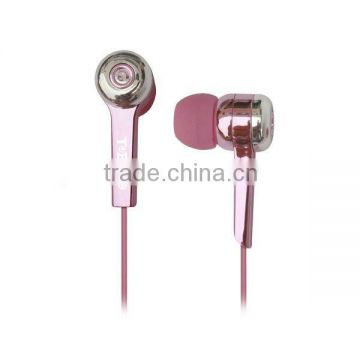 2014 hot selling china manufacturer color plated stereo earphones TB-E55 for audio devices free samples