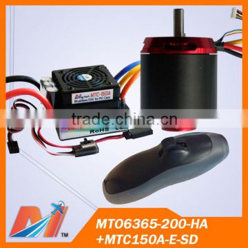 Maytech Promotion Combo Pack for 6365 Hall Sensor Motor and Remote Control and 150A Speed Controller