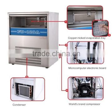 FD-18 stainless steel industrial ice making machine for sale, ice cube making machine