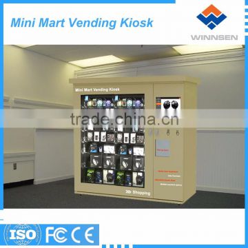 Multi color selected cold drinks mini mart vending kiosk