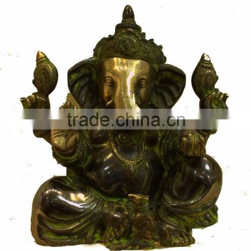 Lord Ganesha Sitting 14"