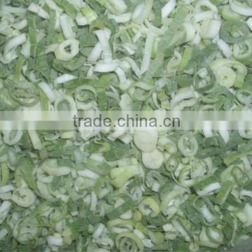 IQF frozen Scallion cut /vegetables with BRC Kosher certificate