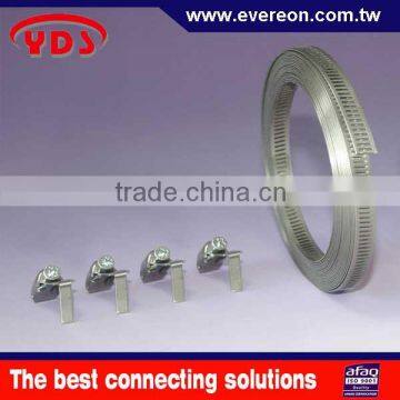 Stainless steel pipe strap square clamp wrap around clamp