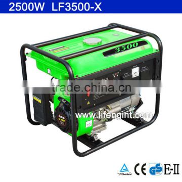2500W rated power economic home use gasoline generator LF3500-X