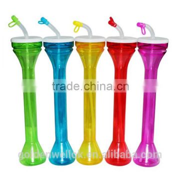 acrylic cup with drinking straw for customize