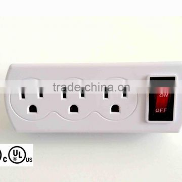 UL CUL outlet switch expansion port 3 adapter