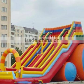 hot sale giant inflatable colourful slide game for kids