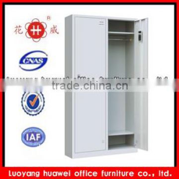 Practical stainless steel bedroom cabinet with clothes hanging for home