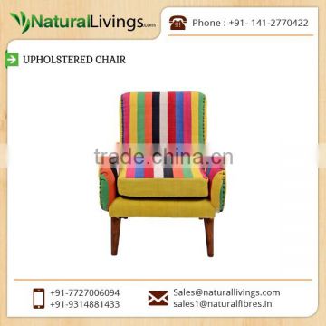 Fully Upholstered Chair with Stylish and Comfortable Seating