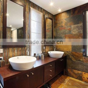 natural split surface finishing and erosion resistance antacid slate tile rustic stone wall cladding