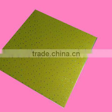 waterproof &fireproof pvc panel pvc ceiling tiles for indor decorative(595*595*7mm)