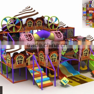 high quality Children Indoor soft Playground equipment for mall candy castle series
