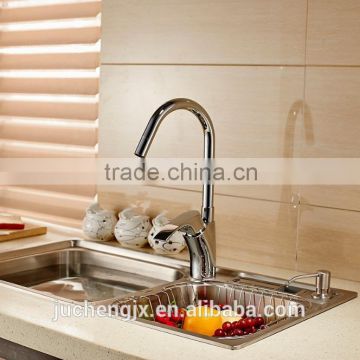 Chrome brass kitchen sink faucet