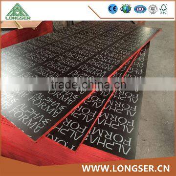 18mm china film faced shuttering plywood