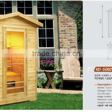 wooden hemlock infrared outdoor sauna for sale