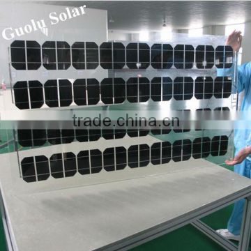 Low MOQ Great Performance BIPV Price Per Watt Monocrystalline Silicon Solar Panel