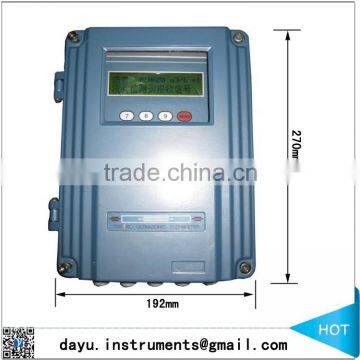 wall mount ultrasonic flowmeter with high temperature clamp on transducer