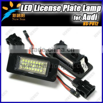 Auto Lamp Led License Plate Lamp For AUDI Q5 A4 4D/5D S5 A5 For Passat 5D/R36 24SMD LED License Plate Lamp Bulbs