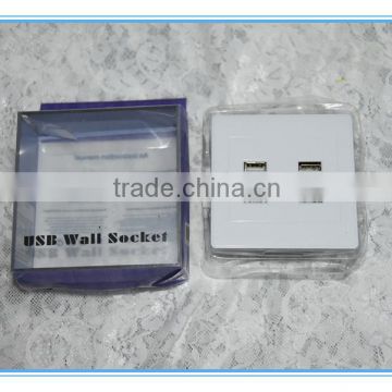 1A dual 4 USB Power Outlet charger socket for mobile phone tablet