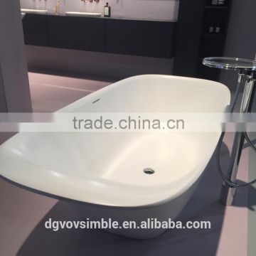 ISO9001 White Marble Stone Bathtub for Sale