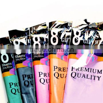 hot quality customized tissue paper with company logo for packaging