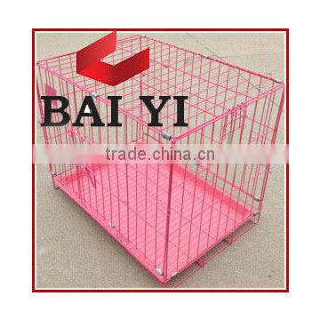 Metal Dog Crates With Plastic Tray