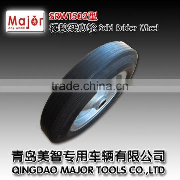 15 inch wheels solid barrow tyre