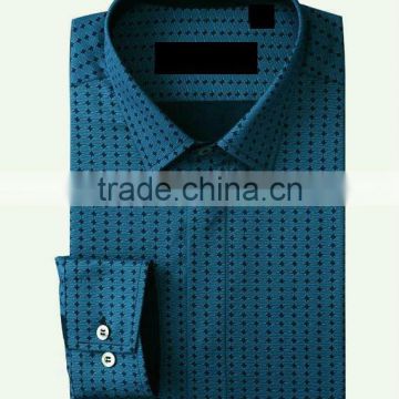 men's shirt easy carre oxford fabric