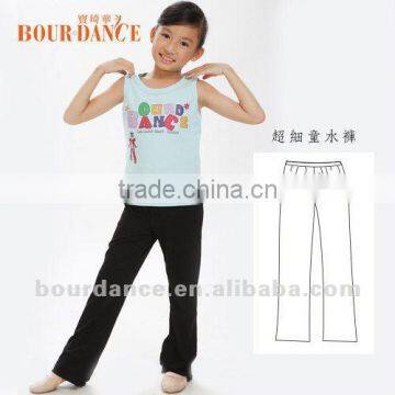 Child micropoly jazz pants. Long jazz pants.