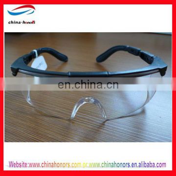 Plastic safety glasses en166/Protective Eyewear Clear Anti-Fog Lens, Black Frame 20 EA/Case