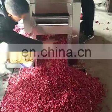 High-efficiency red chilli cutter seeds removing machine price
