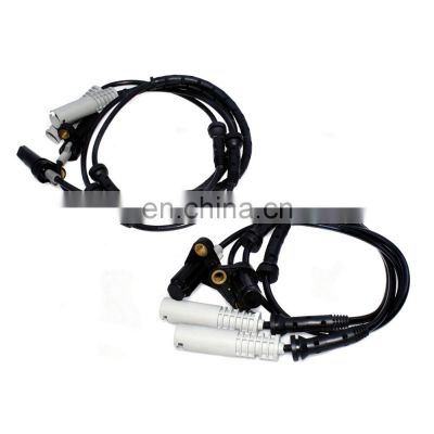 Free Shipping!4Pcs ABS Wheel Speed Sensor Front Rear For BMW 540i 528i 34521182159 34521182160